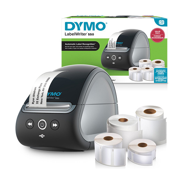 Dymo LabelWriter 550 + 4 etikettrullar 2147591 833421 - 2