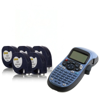 Dymo LetraTag LT-100H märkmaskin (blå) + 5 tejp 089307