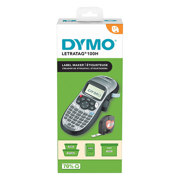 Dymo LetraTag LT-100H märkmaskin (silver) 833425 - 3