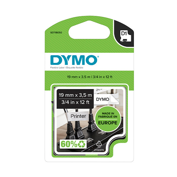 Dymo S0718050 | 16958 | flexibel nylontejp | 19mm (original) S0718050 088534 - 1