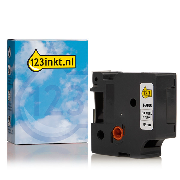 Dymo S0718050 | 16958 | flexibel nylontejp | 19mm (varumärket 123ink) 088535 - 1