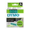 Dymo S0720590 | 45019 | svart text - grön tejp | 12mm (ORIGINAL)