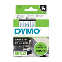 Dymo S0720690 | 40914 | blå text - vit tejp | 9mm (original) S0720690 088108