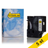 Dymo S0720780 | 43613 | svart text - vit tejp | 6mm (varumärket 123ink) | 5st