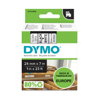 Dymo S0720930 | 53713 | svart text - vit tejp | 24mm (original) S0720930 088422