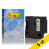 Dymo S0720930 | 53713 | svart text - vit tejp | 24mm (varumärket 123ink) | 5st