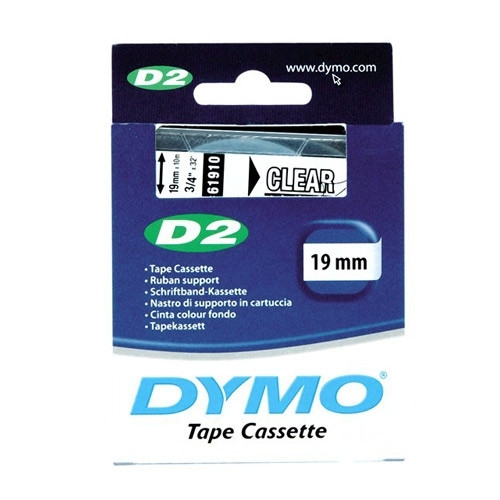 Dymo S0721140 | 61910 | transparent tejp | 19mm (original) S0721140 088810 - 1