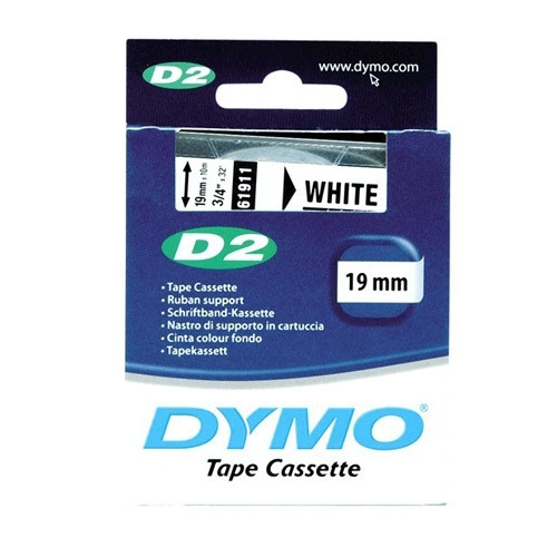 Dymo S0721150 | 61911 | vit tejp | 19mm (original) S0721150 088812 - 1