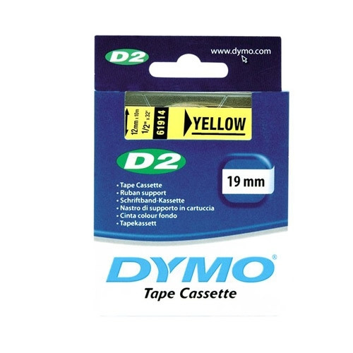Dymo S0721180 | 61914 | gul tejp | 19mm (original) S0721180 088814 - 1