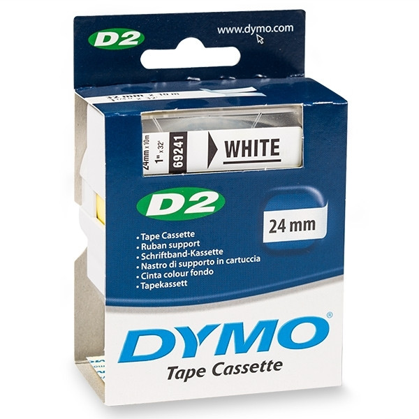 Dymo S0721210 | 69241 | vit tejp | 24mm (original) S0721210 088816 - 1