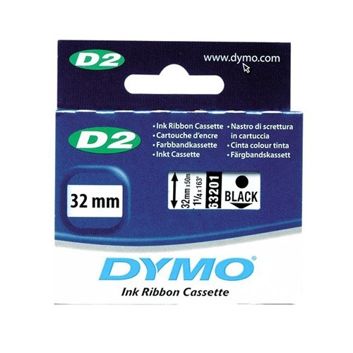 Dymo S0721330 | 63201 | svart färgband | 32mm (original) S0721330 088802 - 1