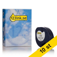 Dymo S0721510 | 91200 | vit papperstejp | 12mm (varumärket 123ink) | 10st S0721510C 650773