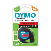 Dymo S0721630 | 91203 | röd plasttejp | 12mm (original) S0721630 088306