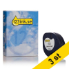Dymo S0721660 | 91221 | vit plasttejp | 12mm (varumärket 123ink) | 3st