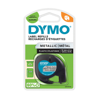 Dymo S0721730 | 91208 | metallic silver plasttejp | 12mm (original) S0721730 088314
