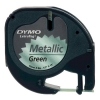 Dymo S0721740 | 91209 | metallic grön plasttejp | 12mm (original) 088316 - 1
