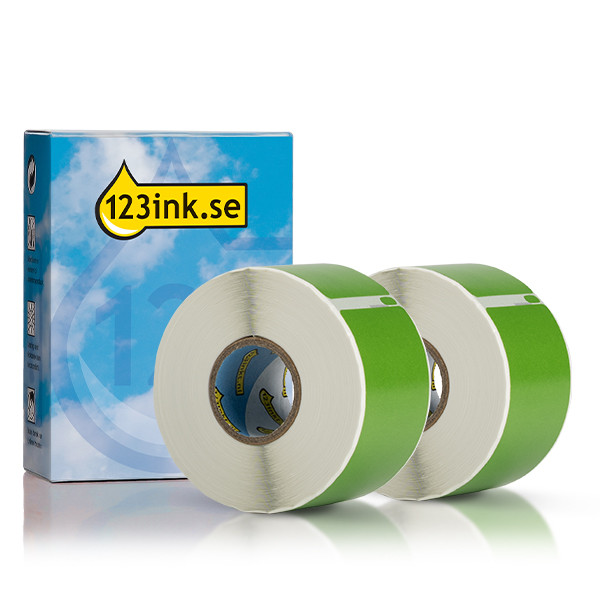 Dymo S0722400 | 99012 | stora adressetiketter | grön (varumärket 123ink) | 2st 089365 - 1