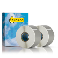 Dymo S0722400 | 99012 breda adressetiketter | silver (varumärket 123ink) | 2st 089368