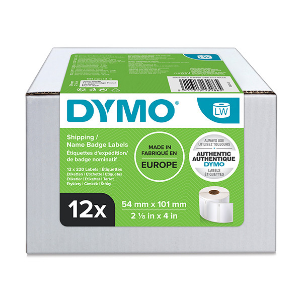 Dymo S0722420 | 13186 | frakt- och namnskyltsetiketter | 99014 (original) | 12st [3kg] 088548 - 1