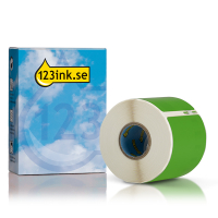 Dymo S0722430 | 99014 | frakt- och namnskyltsetiketter | grön (varumärket 123ink) 089370