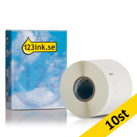 Dymo S0722440 | 99015 | stora universaletiketter (varumärket 123ink) till 550 & 5XL | 10st 650896