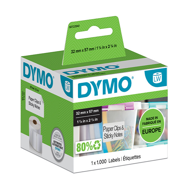 Dymo S0722540 | 11354 | avtagbara universaletiketter (original) 088520 - 1