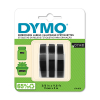 Dymo S0847730 | embossing tejp | vit text - svart tejp (ORIGINAL) | 3st