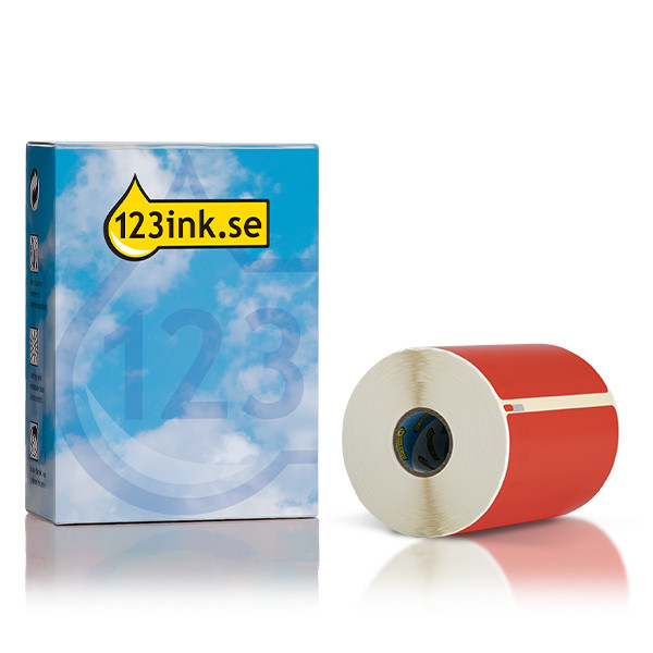 Dymo S0904980 | extra stora fraktetiketter | röd (varumärket 123ink) 089379 - 1