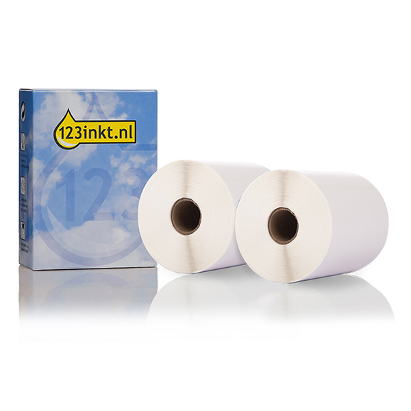 Dymo S0947420 | stora fraktetiketter | vita | (varumärket 123ink) | 2st 650507 - 1