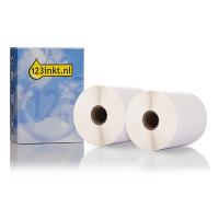 Dymo S0947420 | stora fraktetiketter | vita | (varumärket 123ink) | 2st