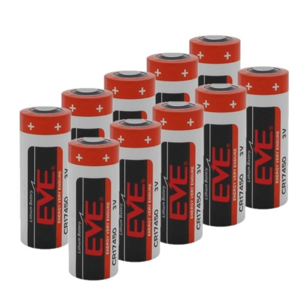 EVE CR17450 / CR17450E-R Lithium batteri | 3V 2,4 Ah | 10st AEV00035 - 1