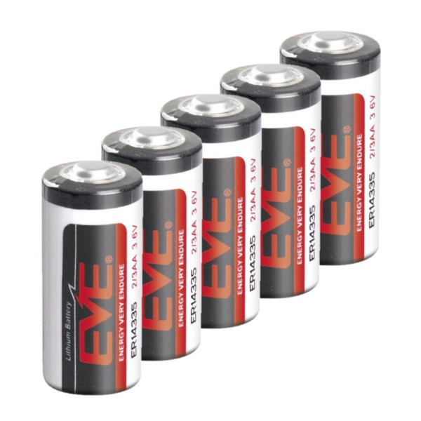 EVE ER14335 / 2/3AA batteri | 3,6V 1,65 Ah | 5st AEV00076 - 1