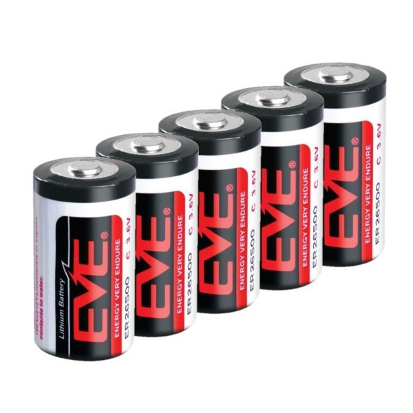 EVE ER26500 | 3,6V 8,5Ah | C batteri | 5st AEV00060 - 1
