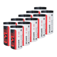 EVE ER34615 | 3,6V 19Ah | D batteri | 10st AEV00026