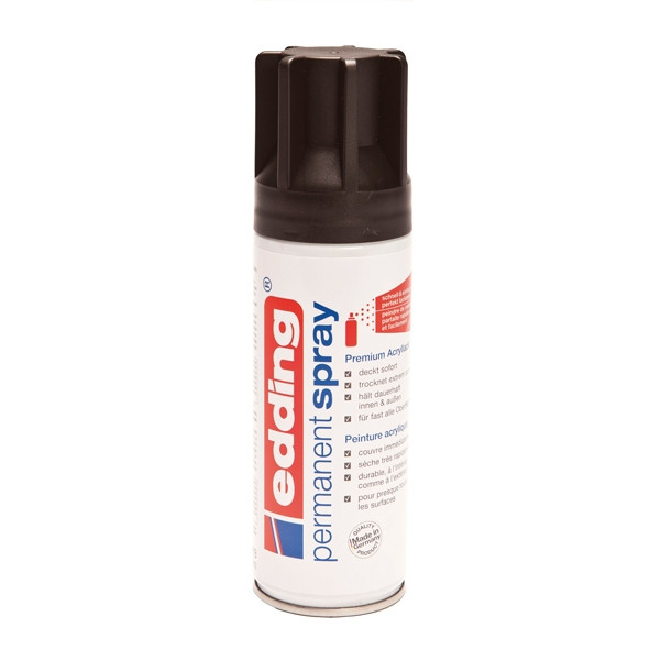 Edding 5200 Sprayfärg akryl matt djupsvart | 200 ml 4-5200901 239045 - 1
