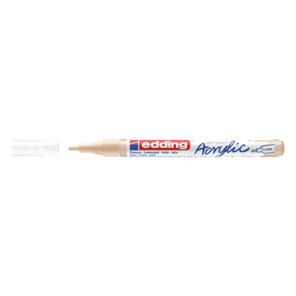 Edding Akrylmarkör 1.0mm - 2.0mm | Edding 5300 | beige 4-5300255 240187 - 1