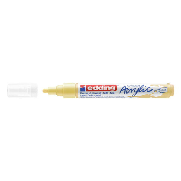 Edding Akrylpenna 2.0mm - 3.0mm | Edding 5100 | pastellgul 4-5100915 240171 - 1