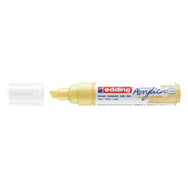 Edding Akrylpenna 5.0mm - 10.0mm | Edding 5000 | pastellgul 4-5000915 240145 - 1