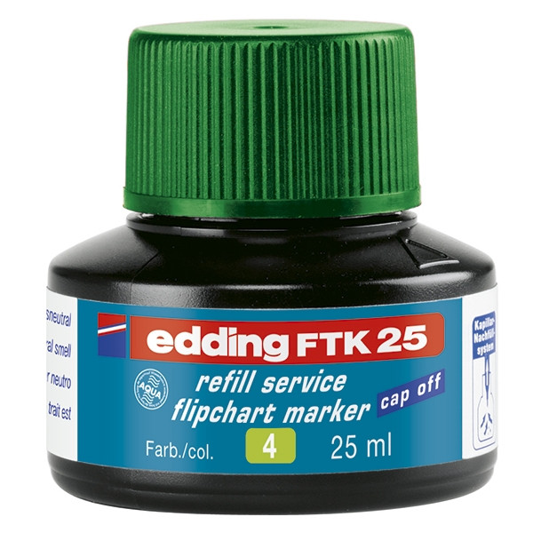 Edding Bläckrefill märkpennor | Edding FTK 25 | grön 4-FTK25004 200957 - 1