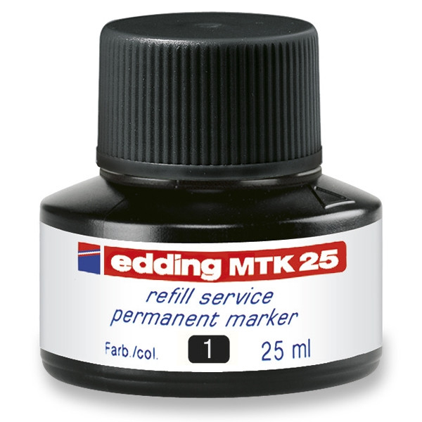 Edding Bläckrefill märkpennor | Edding MTK 25 | 25ml | svart 4-MTK25001 200930 - 1