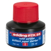 Bläckrefill märkpennor | Edding PTK 25 | 25ml | röd