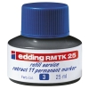 Bläckrefill märkpennor | Edding RMTK 25 | 25ml | blå