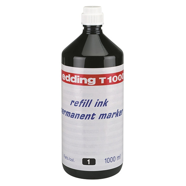 Edding Bläckrefill märkpennor | Edding T1000 | 1L | svart 4-T1000001 239313 - 1
