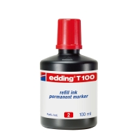 Edding Bläckrefill märkpennor | Edding T100 | 100ml | röd 4-T100002 200554