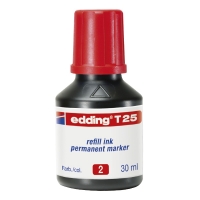 Edding Bläckrefill märkpennor | Edding T 25 | 30ml | röd 4-T25002 200917