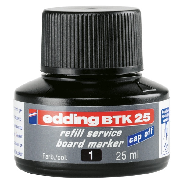 Edding Bläckrefill whiteboardpennor | Edding BTK 25 | 25ml | svart 4-BTK25001 200560 - 1