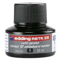 Edding Bläckrefill whiteboardpennor | Edding RBTK 25 | 25ml | svart 4-RBTK25001 200938