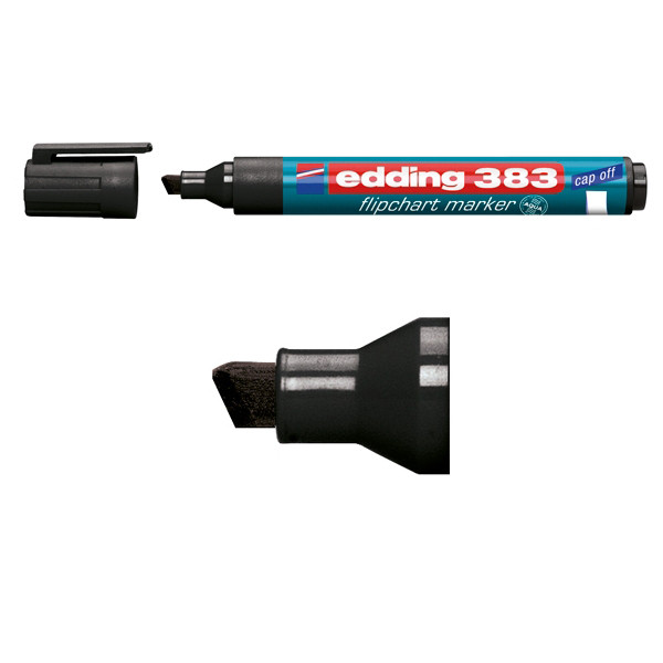 Edding Blädderblockspenna 1.0mm - 5.0mm | Edding 383 | svart 4-383001 200942 - 1