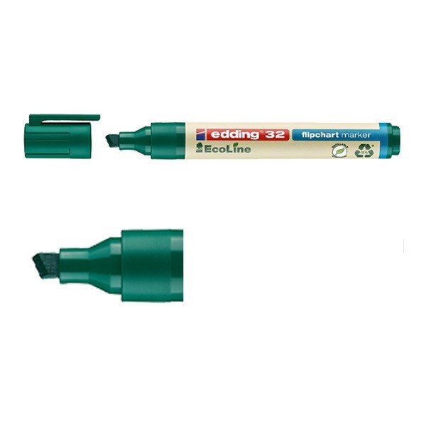 Edding Blädderblockspenna 1.0mm - 5.0mm | Edding EcoLine 32 | grön 4-32004 240362 - 1