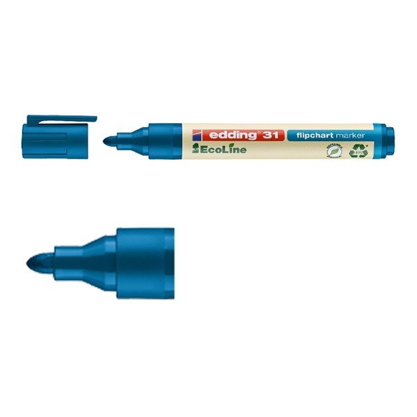 Edding Blädderblockspenna 1.5mm - 3.0mm | Edding 31 EcoLine |  blå 4-31003 240357 - 1